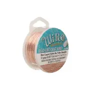 Bare Copper Wire 22 Gauge Wire Beadsmith 43836 (15yds) Round Wire Craft Jewelry
