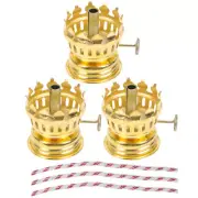 3Pcs 5 replacement oil lamp parts Dimmer Kerosene Lamp Flame Dimmer Oil Lamp