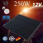 250W Solar Panel Kit 12V Generator Camping Power Battery Charger 30A Regulator