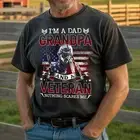 Dad. Grandpa. Veteran. Nothing Scares Me | Patriotic Father’s Day Tee