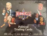 2022 DECISION POLITICAL TRADING CARDS SEALED WAX BOX 20 CARDS PER BOX