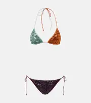 [Oseree] Oséree Sequined bikini AU 12 multicoloured