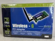Linksys Wireless-G 5X Performance WMP54G Desktop PCI Adapter 54Mbps 2.4 GHz