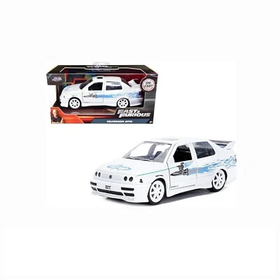 99592 JESSE'S VOLKSWAGEN JETTA WHITE FAST & FURIOUS 1/32 DIECAST MODEL CAR JADA
