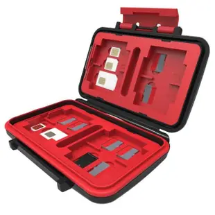 【UniSync】手機相機SD/TF/CF/SIM/Micro記憶卡防潑水防塵收納保護盒