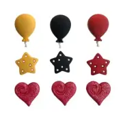Dream It 4339 - Hearts & Star Buttons Galore Embellishments - Craft Sewing Scrap