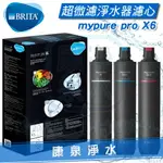 德國 BRITA MYPURE PRO X6 超濾專業級四階段過濾系統/淨水器 - 專用替換濾心組【硬水軟化型】