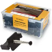 Hidden Deck Fasteners for Composite Decking Board, Universal Hidden Fasteners...