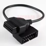 12 Pin OBD1 to16 Pin OBD2 Convertor Adapter Cable for GM Diagnostic Scanner 40cm