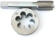 7/8-16UN HSS Tap And Die,UN Machine Thread Tap + UNS Round Thread Die Right Hand
