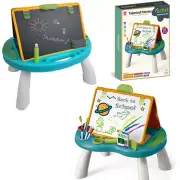 For Kids Boy Girl Painter Double Faced Drawing White & Black Board Easel Gift