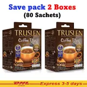 2X 80 Sachets Truslen Instant Coffee Plus Sugar Free Diet Fat Slimming Shape
