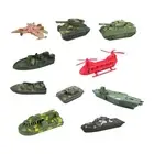 10Pcs Model Ship Model Toy Kit Gift Model Warships Ship Kit for Adults Kids
