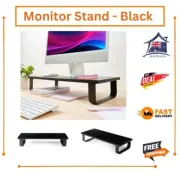 Black Monitor Stand Monitor Riser Computer Stand Laptop Stand Office Desktop Ba