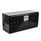 30"x12"x14" Black Aluminum Tool Box Truck Pickup Trailer Storage Bed w/Lock