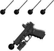 Custom Handgun Pistol Hanger Wall Mount 90 degree In Barrel Rack - Create your own rack display or hidden storage HD85-90-5