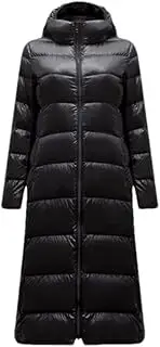 [Generic] Women's Long Lightweight Down Jacket Coat Winter Windbreaker Warm Parka