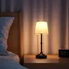 Dimmable Table Lamp Desktop Lamp Touch Control for Restaurant Bar (Black) AU