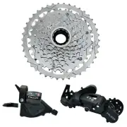 FALCON GYR Freewheel System 1x8 Speed 13-42T MTB Groupset , Silver