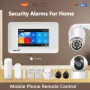 Alarms WIFI Wireless Home Alarm Remote Control Compatible Alexa Alarm Systems