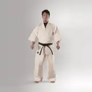 ボディメーカー(BODYMAKER) BODYMAKER BB-SPORTS BODYMAKER Full Contact, Karate Clothes, Ivory, Top and Bottom Set, White Belt Included