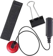 HAMPPLIES Guitar Microphone Pickup Self Adhesive Piezo Pickup for Ukulele and Guitar Vibration Transducer with Jack for Sound Easy Installation