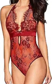 [Generic] 34ddd Bras for Women Lace Backless Underwear Pajamas Lingerie Women V-Collar Fashion Sexy Honeymoon Lingerie for