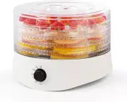 Food Dehydrator, Dehydrator for Food and Jerky, 280W Meat Dehydrator Machine for