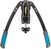 Arm Exerciser Upgraded Adjustable 10kg-200kg Hydraulic Powers, Home Chest Expander, Shoulder Muscle Training Fitness Equipment, Arm Exercise Strengthener Blue+Black