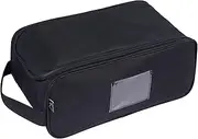 [CampTeck] U7237 Polyester Unisex Shoe Bag - Sports Boot Holder, Football Boot Bag, Golf Shoe Bag, Rugby Boot Bag, Trainer Bag - Black