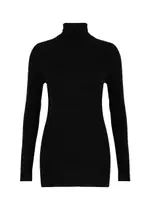 Aexae High-neck Wool top - Black - M (UK 12 / M) M (UK 12 / M)