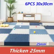 Tatame Baby Play Mat Thick 25mm Baby Activity Gym Play Mats 6PCS 30x30cm Play