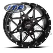 ITP Storm Wheel 15x7 4/156 Tornado Blk 4+3 Polaris Ranger 800 XP EPS (2010-2012)