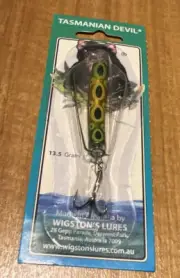 Tasmanian Devil Lure Number #50 Frog Old Packet BNIB