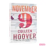 新品免運浪漫小說 11月9日 COLLEEN HOOVER科琳·胡佛 NOVEMBER 9 英文原版【貝拉童館】