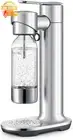 Breville Infizz Aqua BCA600BSS Carbonator Sparkling Water Maker Brushed Steel