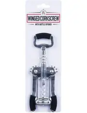 [Living Today] Winged Corkscrew Bottle Opener Silver
