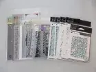 Memory Box TCW Picket Fence Prima Stamptember Stencil Mixed Media LOT NEW