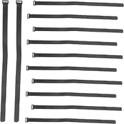 12Pcs Adjustable Yoga Mat Carrying Strap Fixing Cinch Straps for Yoga Mats Durable Hook and Loop Fastening Straps