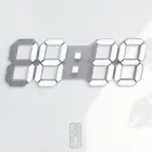 Wall Clock 15" 3D LED Digital Clock for Bedroom,Large Digital Wall Clock for ...