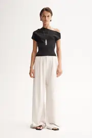 Serena Knit Top Black Size 6 | Elka Collective