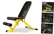 Adjustable Weight Bench,1000 LB Fast Folding Workout Bench for Home Gym