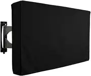 Outdoor TV Cover 600D Polyester Fabric Waterproof UV Flat Screen TV Display Protector For 60''to 65''LCD LED (For 60-65 inch TV)