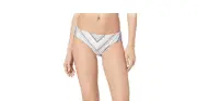 Splendid Line of Sight Retro Swim Pant Stripes Multi Size S 2382