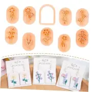 Floral Clay Earring Cutters - 9 Shapes Clay Cutters for Polymer Clay bouquet