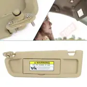 83280SNAA01ZB Beige Sun Visor Left Driver Side for 2006-2010 with Make-up Mirror (for: Honda Civic)