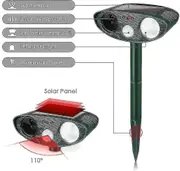 Ultrasonic Raccoon Repeller - Solar Powered - Get Rid Of Raccoon In 48 Hours