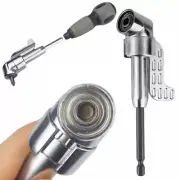 105°Angle 1/4" 6mm Extension Hex Drill Bit Screwdriver Socket Holder Adaptor S$i