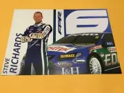STEVE RICHARDS V8 SUPERCARS FORD RACING DRIVER TEAM CARD, FPR, CHAMPION BATHURST