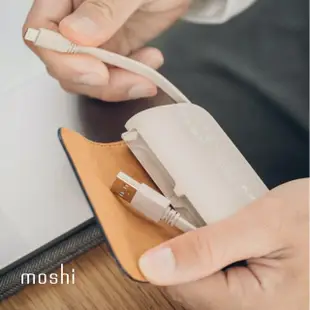 【moshi】IonGo 5K 帶線行動電源(USB 及 Lightning 雙充電線 iPhone 充電專用)